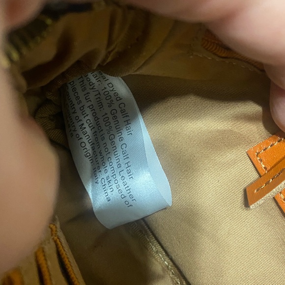 HOBO calf hair leather leopard printed crossbody purse. NWOT. - Picture 12 of 14